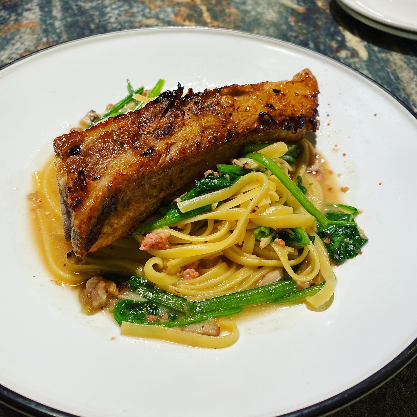 肋排#pork #ribs #pasta #taipei #taiwan